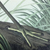Great Blue Heron, 17 1/2 x 26 inches