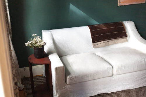 The Evergreen Loveseat in Hemp