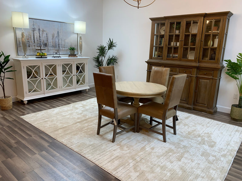 Weston 42" Round Dining Table - New White Wash