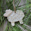 Ceramic Sheep Ornament
