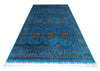 Hand-Knotted Afghani Zerkhaki Wool Rug – 6’6″  x  10’0″