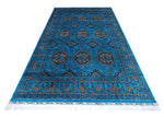 Hand-Knotted Afghani Zerkhaki Wool Rug – 6’6″  x  10’0″