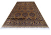 Hand-Knotted Afghani Zerkhaki Wool Rug – 6’7″  x  10’2″