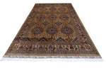 Hand-Knotted Afghani Zerkhaki Wool Rug – 6’7″  x  10’2″