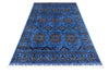 Hand-Knotted Afghani Zerkhaki Wool Rug – 6’7″  x  9’3″