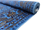 Hand-Knotted Afghani Zerkhaki Wool Rug – 6’7″  x  9’3″