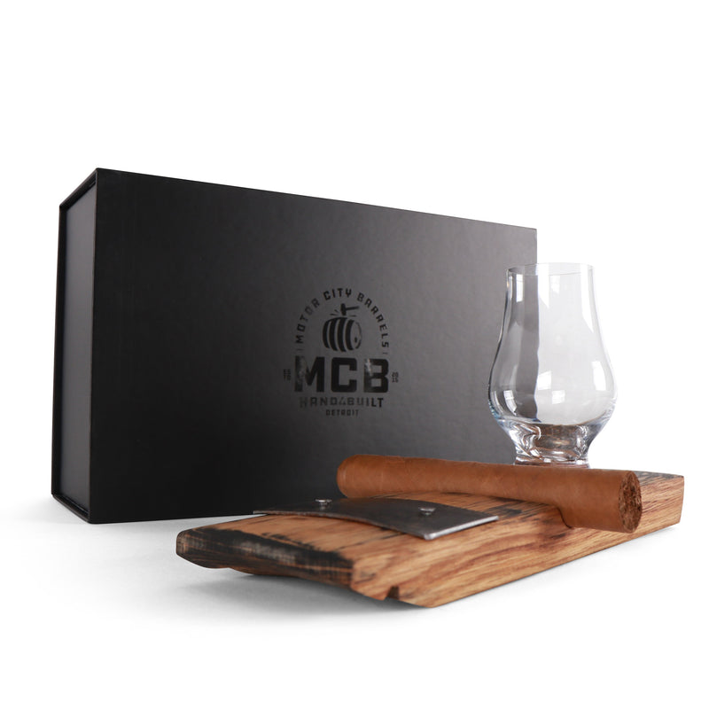 Cigar Holder with Dram Glass