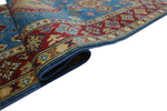 Hand-Knotted Afghani Kazak Wool Rug – 2’9″  x  9’9″