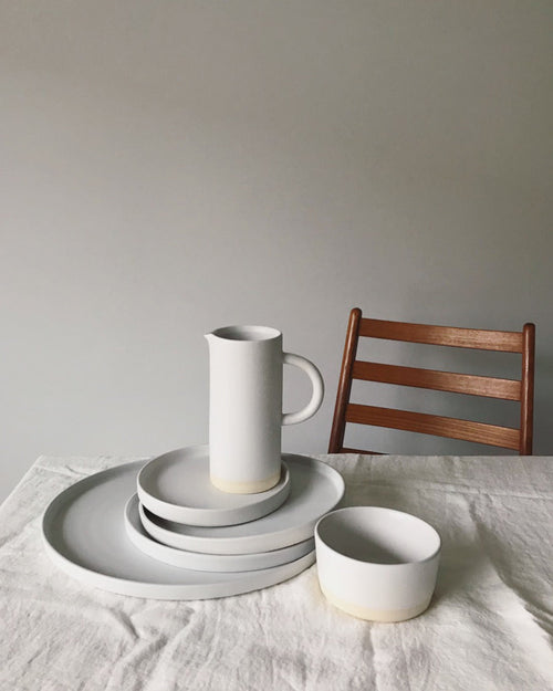 SALE Casa Cubista Matte White Platter