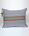 SALE SanCri Gray Stripe Pillow