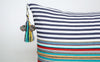 SALE SanCri Gray Stripe Pillow