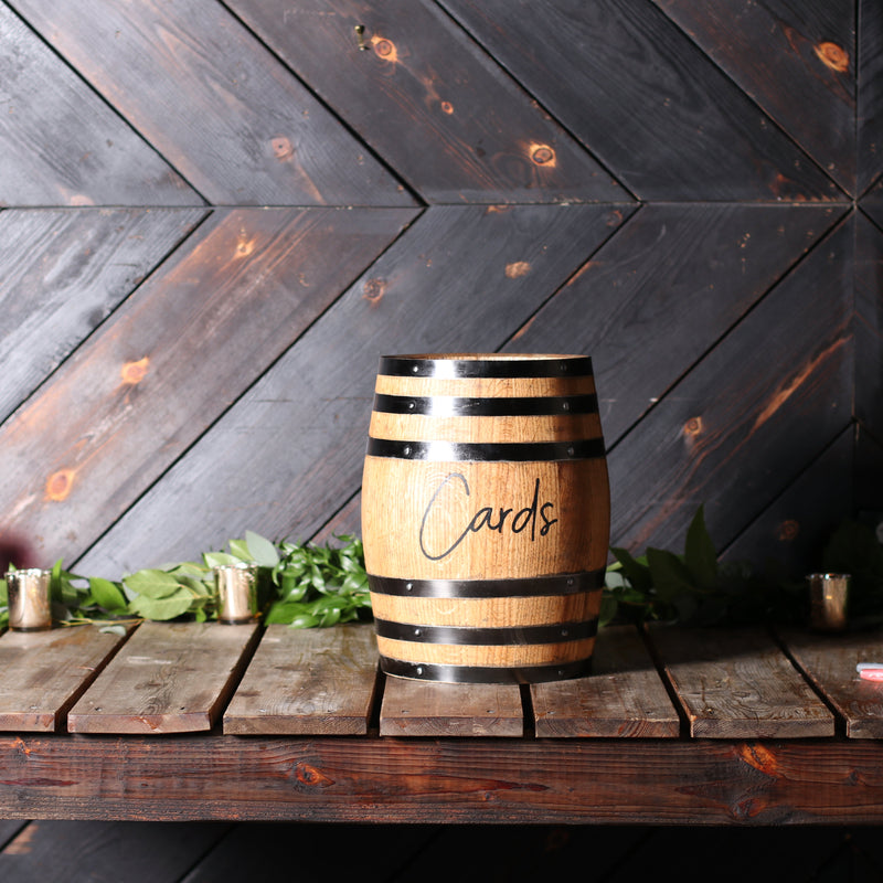 Barrel Event Reception Card Holder - Small
