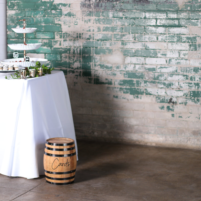 Barrel Event Reception Card Holder - Small