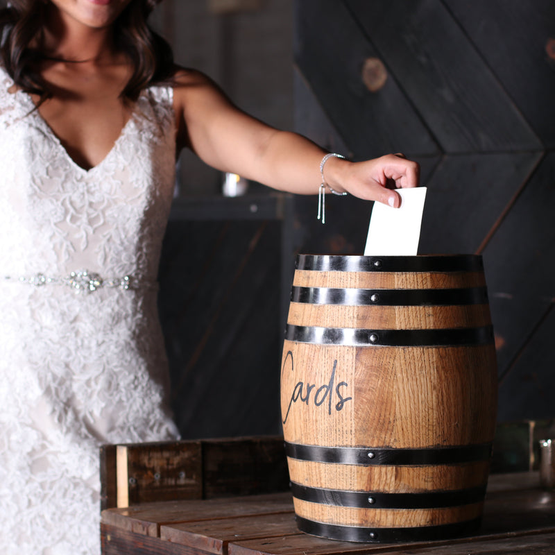 Barrel Event Reception Card Holder - Small