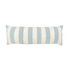 striped lumbar - blue pillow cover