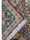 Hand-Knotted Afghani Parak Wool Rug – 6’6″  x  9’7″
