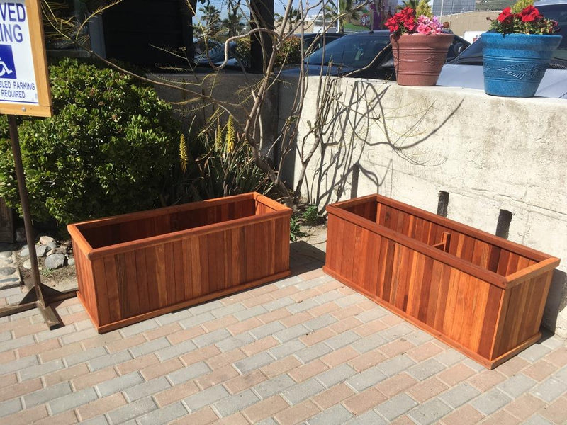 Santa Clara Redwood Planter Box