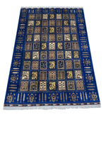 Hand-Knotted Afghani Bakhteiari Wool Rug – 6’9″  x  9’8″