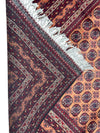 Hand-Knotted Afghani Mawri Wool Rug – 6’9″  x  9’6″
