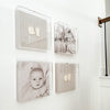 Modern Acrylic Shadowbox with Linen Canvas 3" Depth - UV Grade
