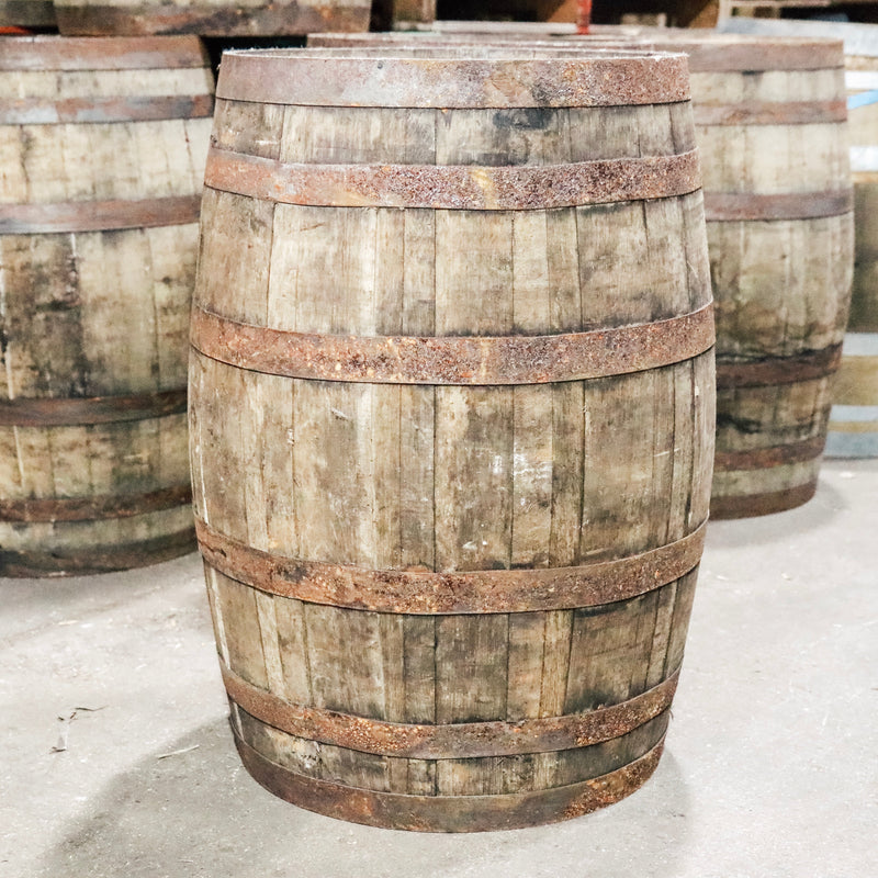 Set of 4 Grade B Whiskey Barrel Whole Authentic 53 Gallon
