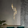 MIRODEMI® Long hanging crystal lamp for luxury living room, staircase, dining room, stairwell