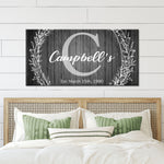 Family Monogram Sign