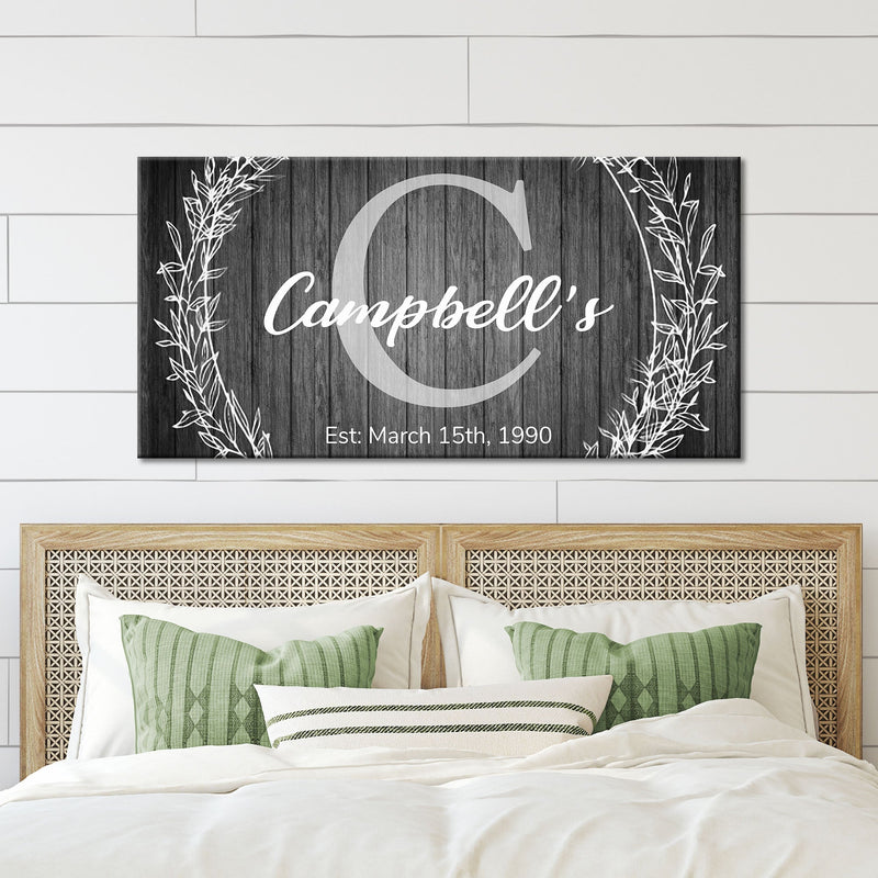 Family Monogram Sign