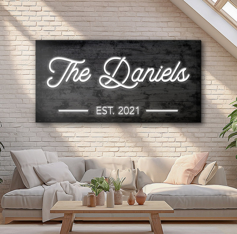 Family Name Sign V