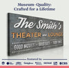 Family Theater and Lounge Sign V