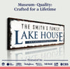 Family Lake House Arrow Sign