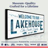 Welcome To Our Lakehouse Sign III