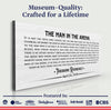 The Man In The Arena Sign