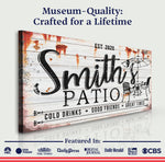 Family Patio Sign II