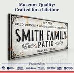Family Patio Sign