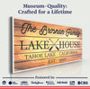 Family Lake House Paddle Sign III