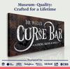 The Witch's Curse Bar Halloween Sign III