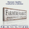 Farmers Market Sign III