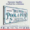 Personalized Pool Bar Sign