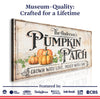 Personalized Pumpkin Patch Sign III