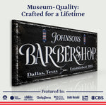Personalized Barbershop Sign II