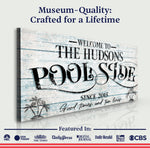 Personalized Poolside Sign II