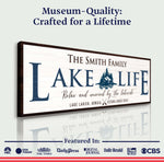 Personalized Lake Life Sign