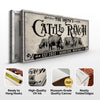 Branded Cattle Ranch Sign II