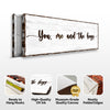 You, Me, And The Boys Sign