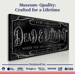 Personalized Dead & Breakfast Sign