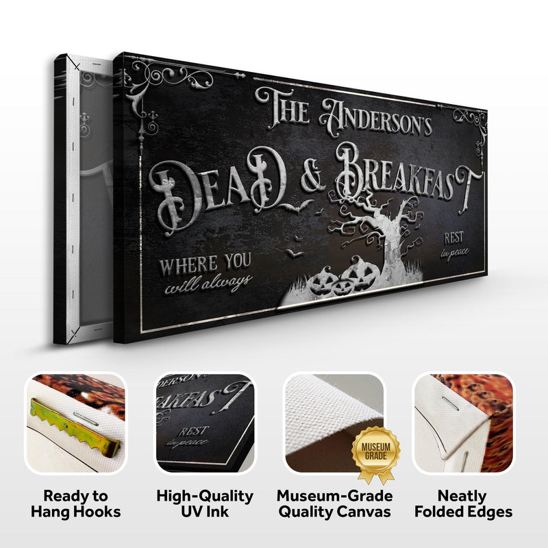 Personalized Dead & Breakfast Sign II