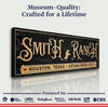 Personalized Horse Ranch Sign