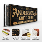 Personalized Game Room Sign III