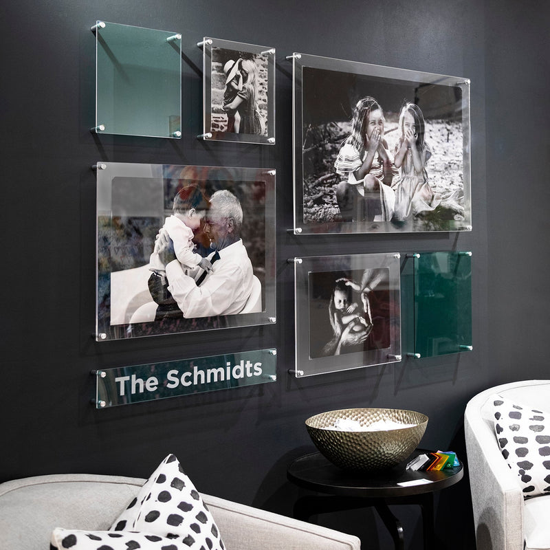 Mondrian 59" Double Panel Wallscape (Choose Your Color or Clear)